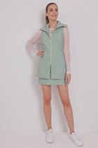 Video of the Embossed Delaney Vest in Cheetah Sage.